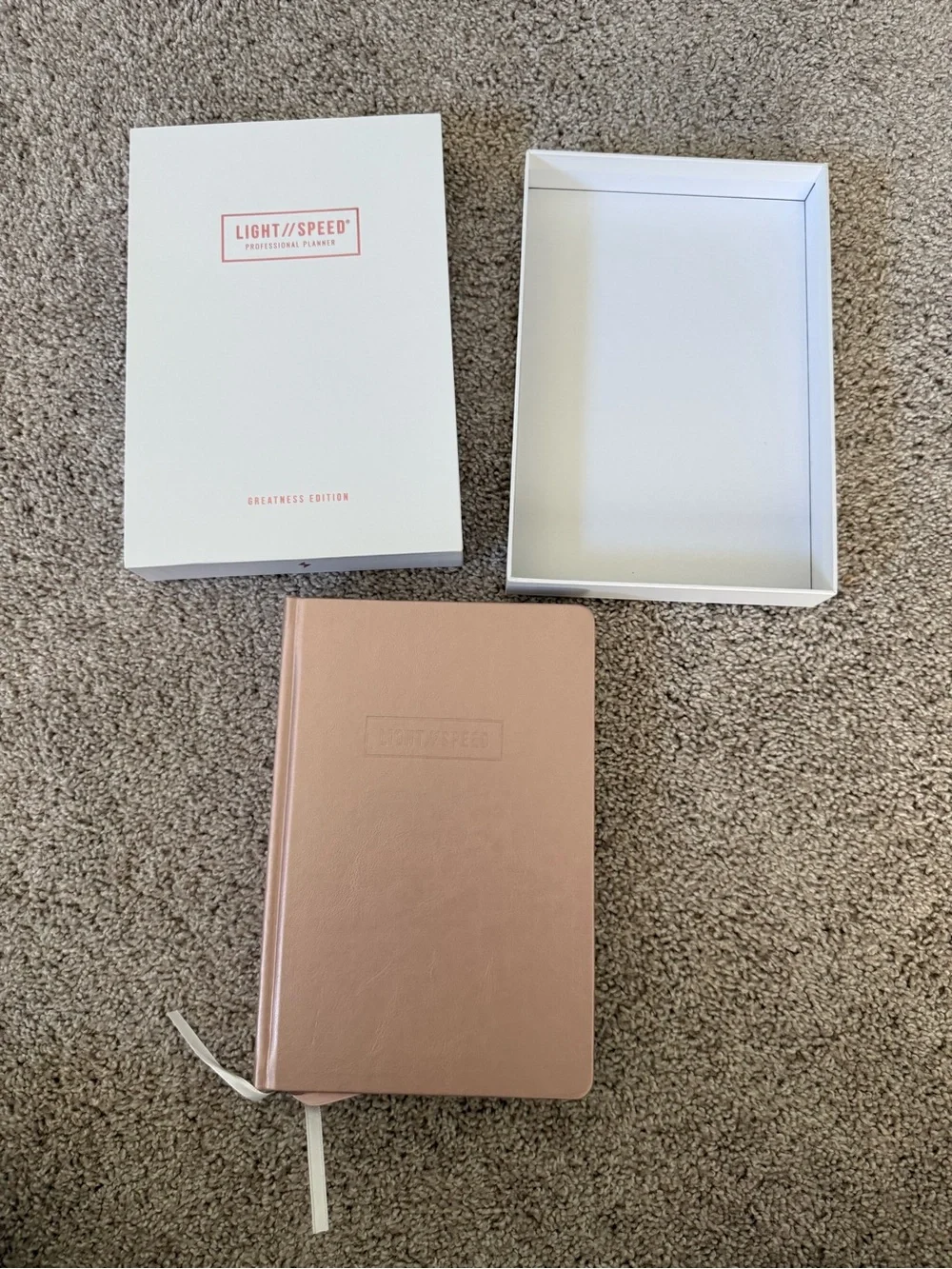 Rose Gold Professional Planner - Home Office Organizer
